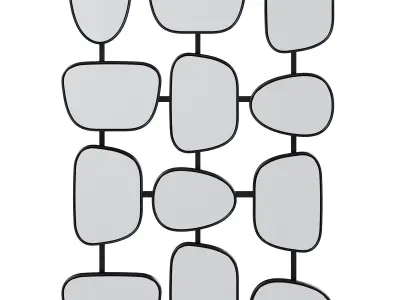 Wall Mirror Nastro by Kare Design 3D model