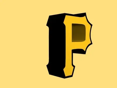 Pittsburgh Pirates Team Logo 3D model