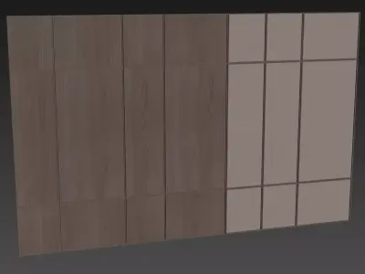 Decorative V76 Wall Panels 3D model
