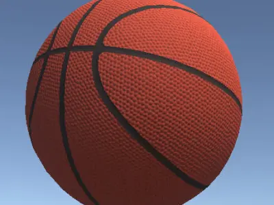 Game Basketball Low-poly 3D model