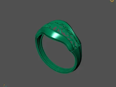 Women Plain Ring Ready STL 3DM Models Womens Rings 3D models 3D print model