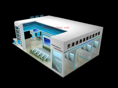 Exhibition - Area - 15X9-3DMAX2009-05 3D model