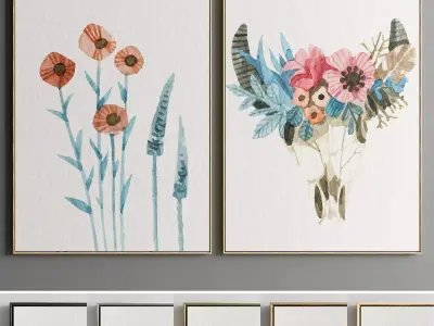 Photo Frame 51 Low-poly 3D model