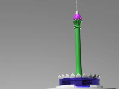 Colombo Lotus Tower Sri Lanka 3D model