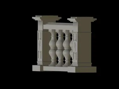 Balustrade v2 3D print model