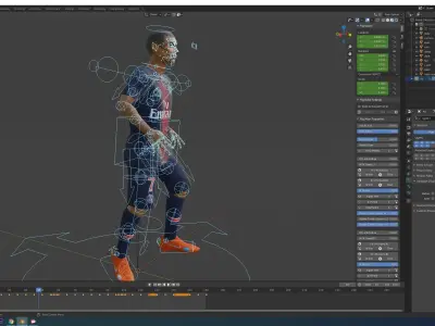 MBappe paris saint-germain 3D model