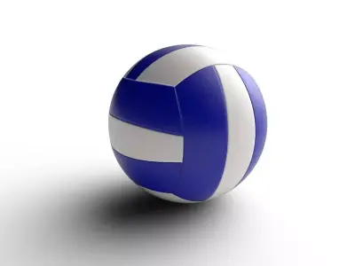 Voleyball Ball M01B Low-poly 3D model