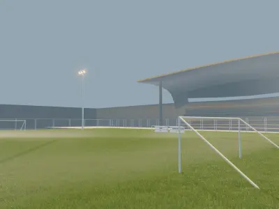 football stadium Low-poly 3D model 66
