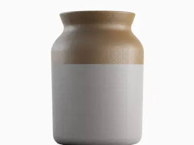 Medieval Salt Shaker Low-poly 3D model