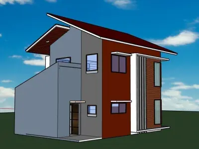 house exterior design  3D model