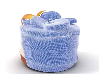 Delicious Cake Dessert model pack Low-poly 3D model