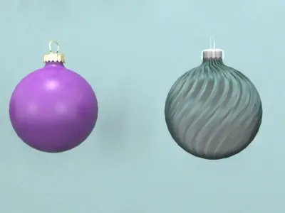 Christmas tree toys 3D model