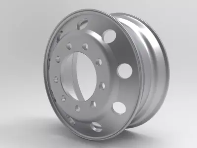 Car rim 3D model 17