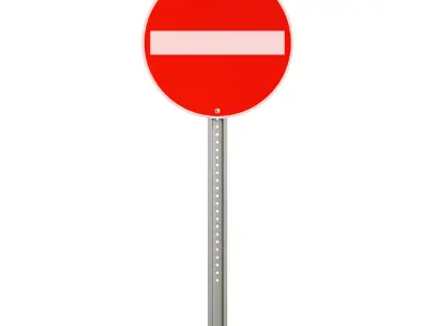 Do Not Enter Sign 3D model