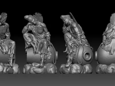 Jigong  3D print model