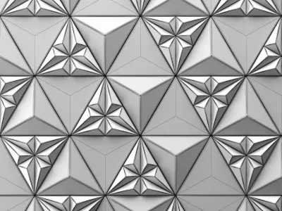 Panel3d Triangle 3D model