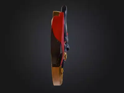 Demonic Emblem of Eternal Dominion Low-poly 3D model