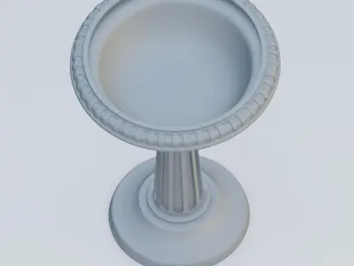 Garden urn planter21 3D model