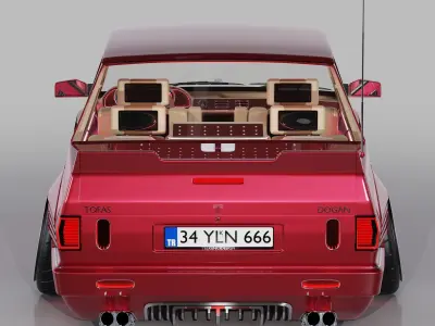 Tofas Dogan custom yelkencidesign 3D model