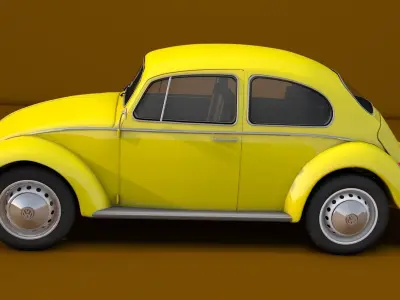 Volkswagen Beetle 1969 3D model