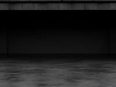 Ready 3D Garage Model  3D model