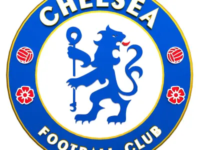 FC CHELSEA logo  3D print model