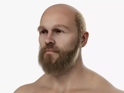 CUSTOM MALE HEAD - BODY MESH FOR METAHUMAN UNREAL ENGINE 5 READY 3D model