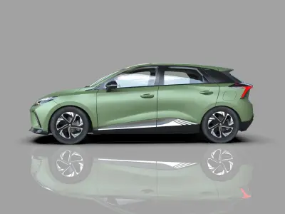 MG MG4 EV 2022 HQ interior 3D model