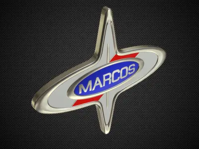 marcos logo 3D model