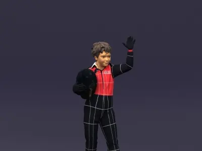 Racer boy 0400 3D Print Ready 3D print model