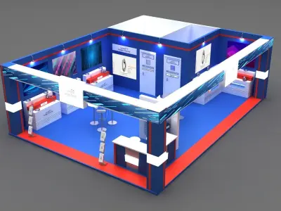 Stall Exhibition 3D model