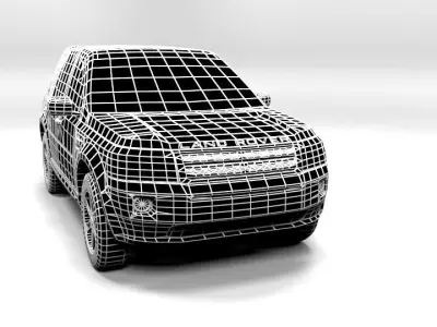LAND ROVER FREELANDER 2011LOWPOLY Low-poly 3D model