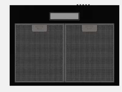 Cooker Hoods Set 3D model