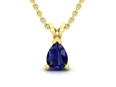 AV 409 Ladies Solitaire pendant 3D print model