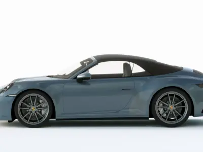Porsche 911 Carrera 4s cabrio 2019 3D model