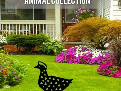 Wonderful Artificial Duck Home and Garden Outdoor Lawn Decor 3D model shop