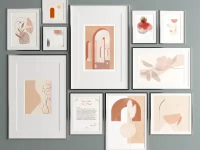 Art Frame 330 Low-poly 3D model