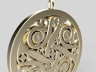 Elegance Pendant 3D print model