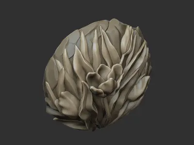 The special Tulip flower design v1  3D print model