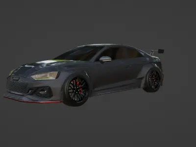 audi rs5 customized blender 3D model