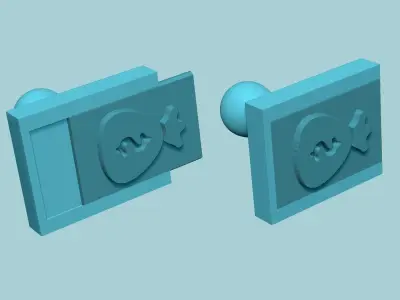 Stamp 24 - Money Bag - Fondant Decoration Maker Toy 3D print model