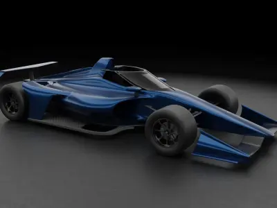Indycar Oval Version 3D model
