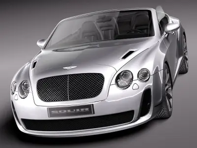 Bentley Continental Supersports Convertible 2011 3D Model 3D model