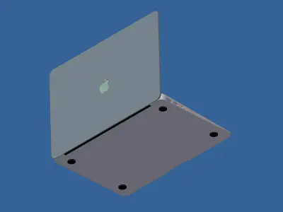 MACBOOK AIR 3D print model