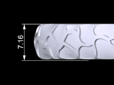 Rhino Bracelet 3D print model