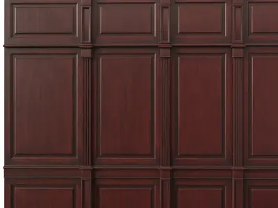  Wooden panels 01 02 3D model