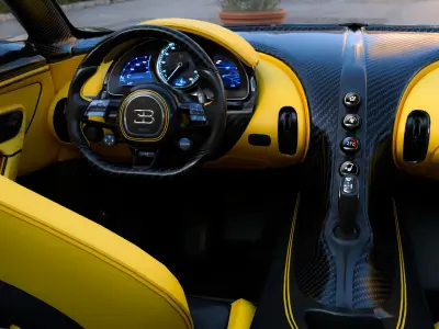 2024 Bugatti W16 Mistral 3D model