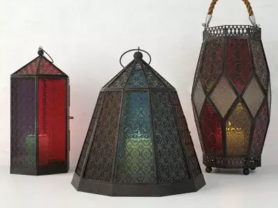 Iron Lanterns 3D model