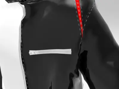 Black Jacket - shirt 3D model