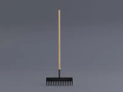 Rake Tool 3D model